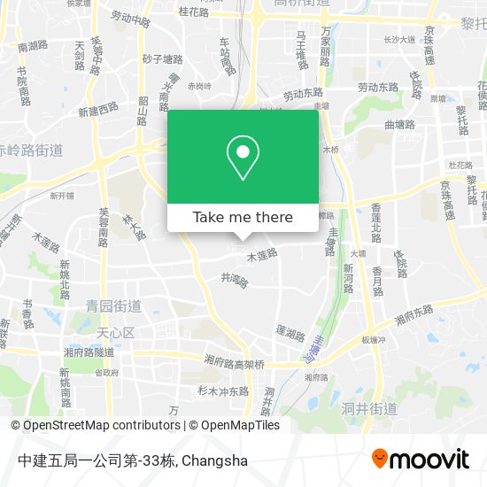 中建五局一公司第-33栋 map