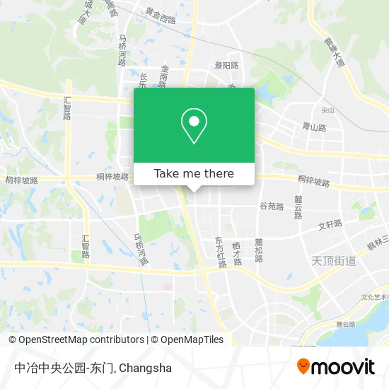 中冶中央公园-东门 map