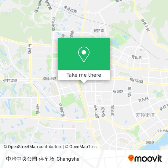 中冶中央公园-停车场 map