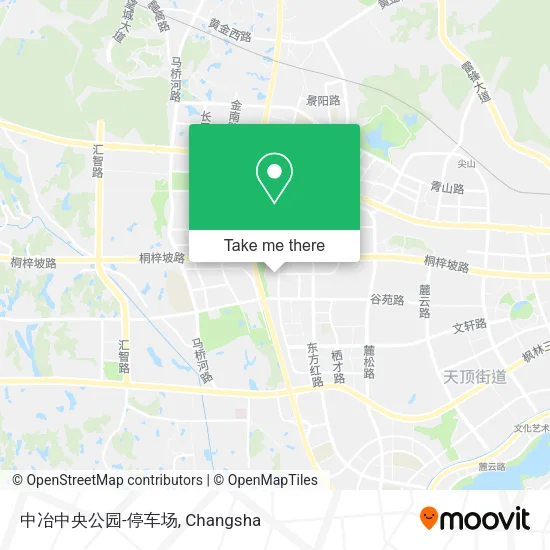 中冶中央公园-停车场 map
