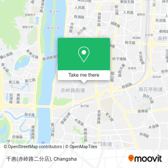 千惠(赤岭路二分店) map