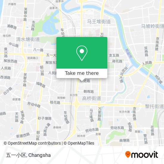 五一小区 map