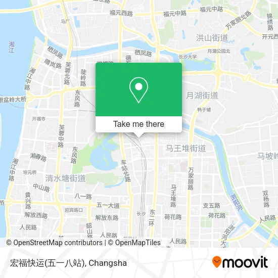 宏福快运(五一八站) map