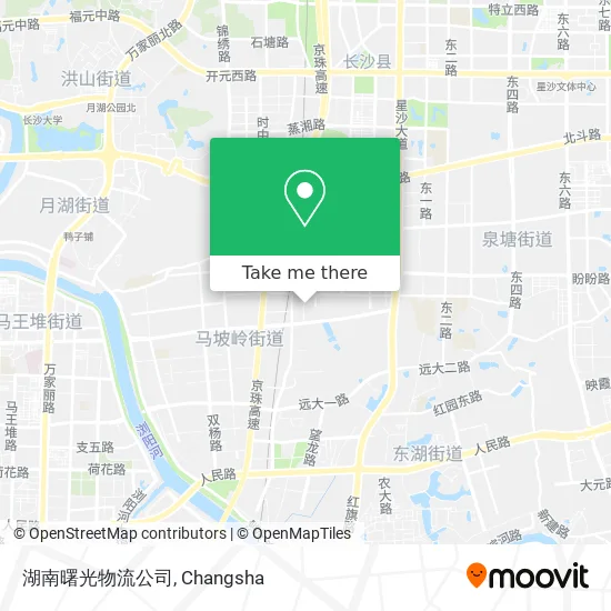 湖南曙光物流公司 map