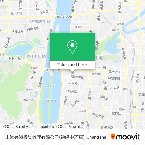 上海兴湘投资管理有限公司(锦绣中环店) map