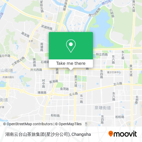 湖南云台山茶旅集团(星沙分公司) map