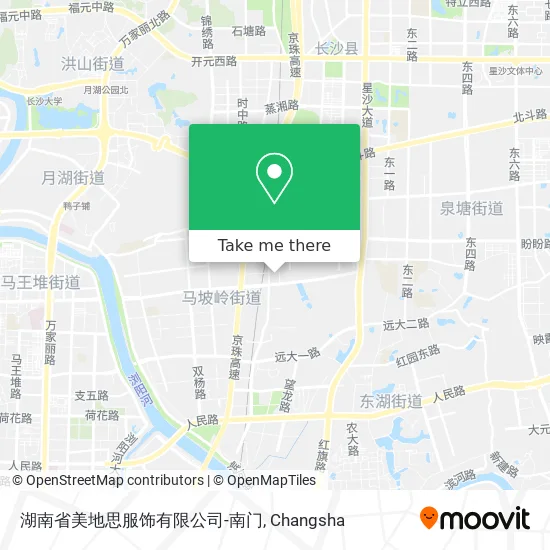 湖南省美地思服饰有限公司-南门 map