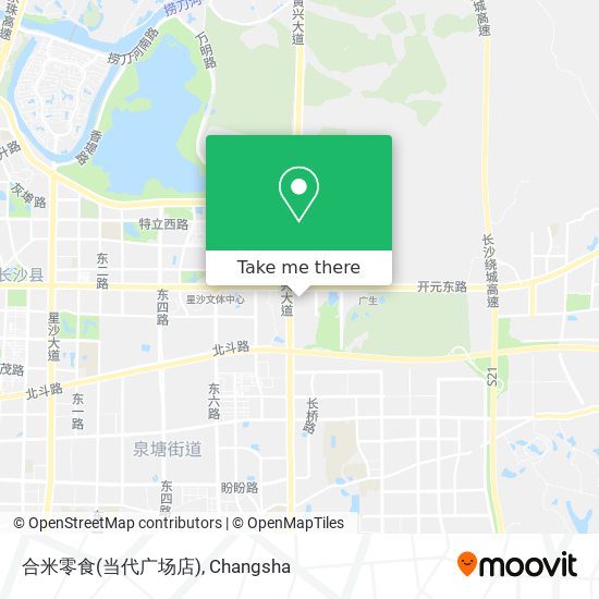 合米零食(当代广场店) map
