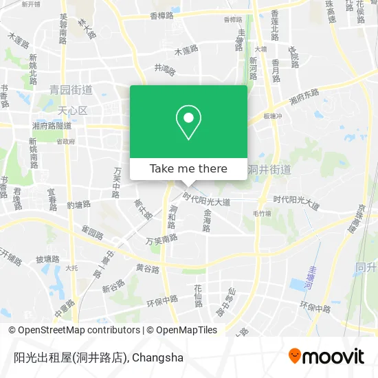 阳光出租屋(洞井路店) map