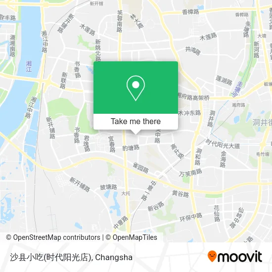 沙县小吃(时代阳光店) map
