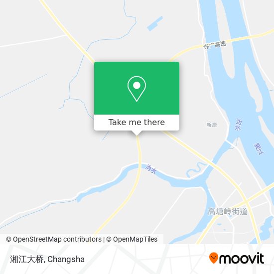 湘江大桥 map