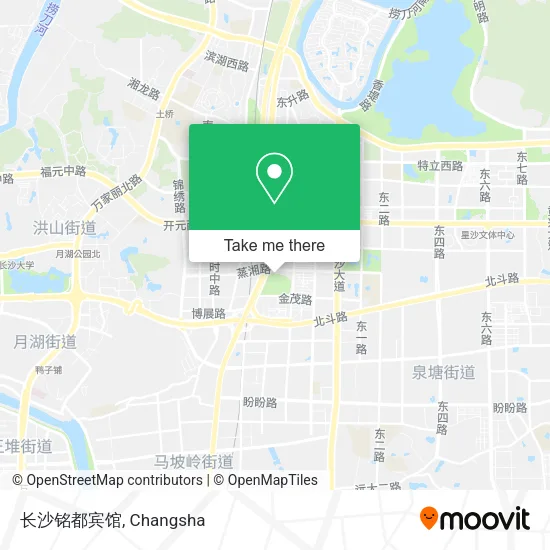 长沙铭都宾馆 map