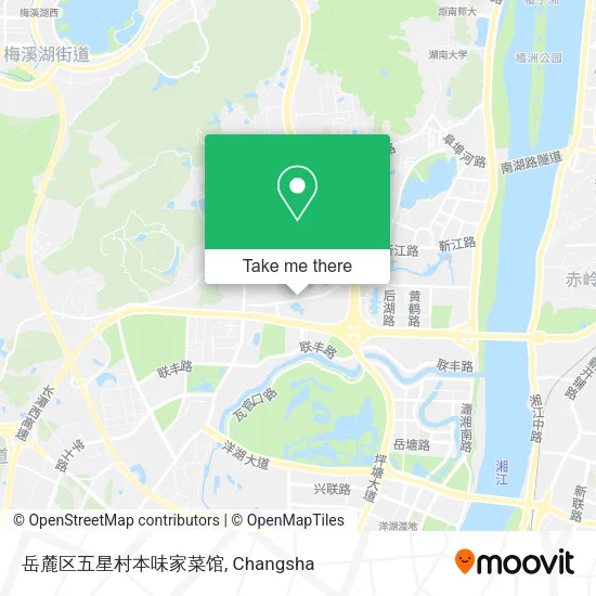 岳麓区五星村本味家菜馆 map