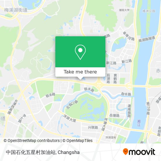 中国石化五星村加油站 map