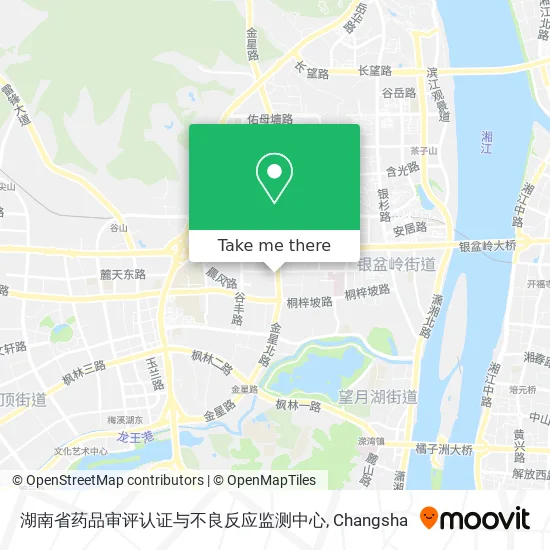 湖南省药品审评认证与不良反应监测中心 map