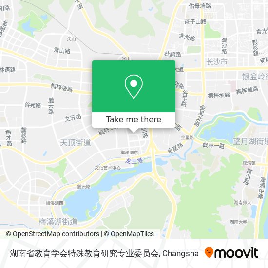湖南省教育学会特殊教育研究专业委员会 map