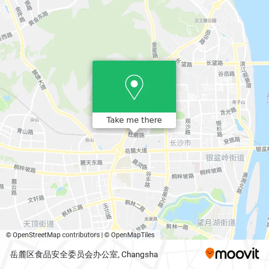 岳麓区食品安全委员会办公室 map
