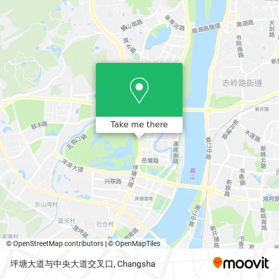 坪塘大道与中央大道交叉口 map