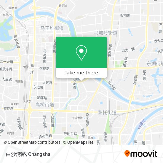 白沙湾路 map
