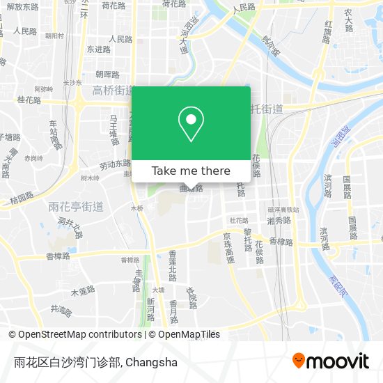 雨花区白沙湾门诊部 map