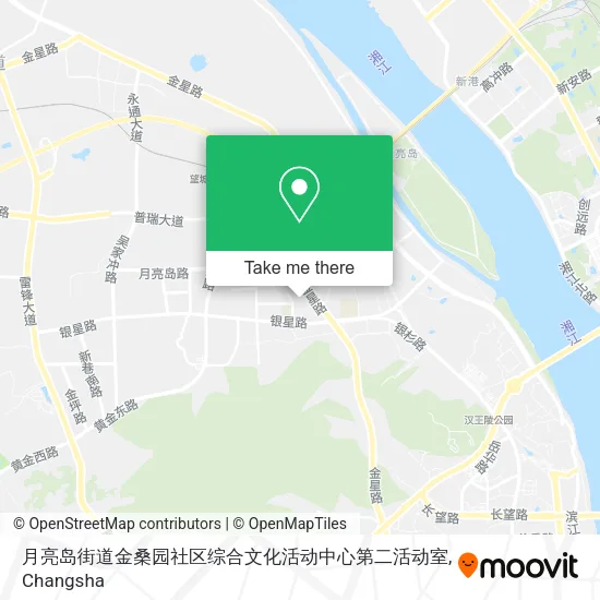 月亮岛街道金桑园社区综合文化活动中心第二活动室 map