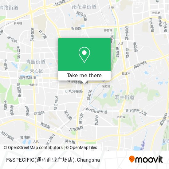 F&SPECIFIC(通程商业广场店) map