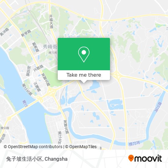 兔子坡生活小区 map
