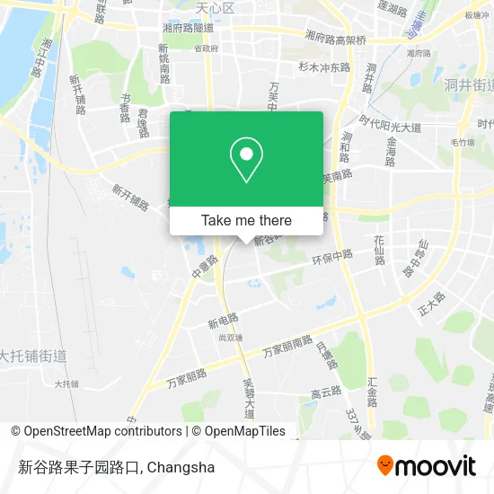 新谷路果子园路口 map
