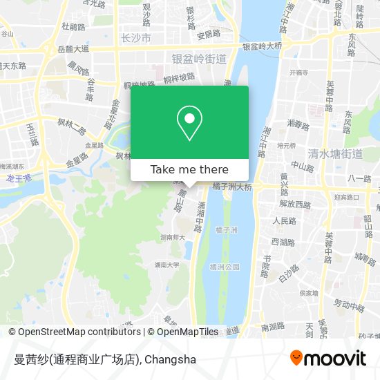 曼茜纱(通程商业广场店) map