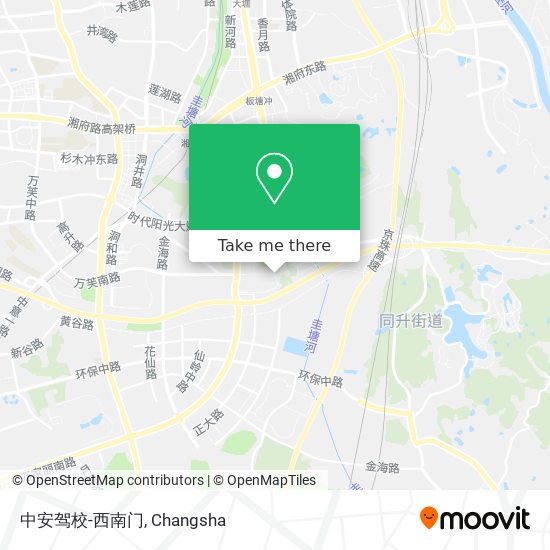 中安驾校-西南门 map