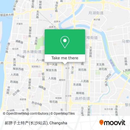 郝胖子土特产(长沙站店) map