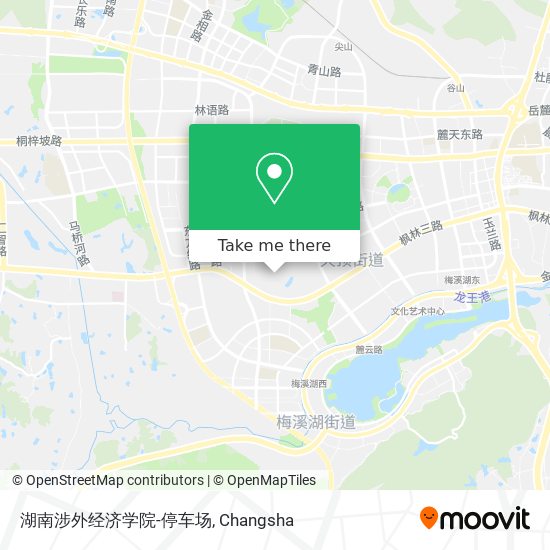 湖南涉外经济学院-停车场 map