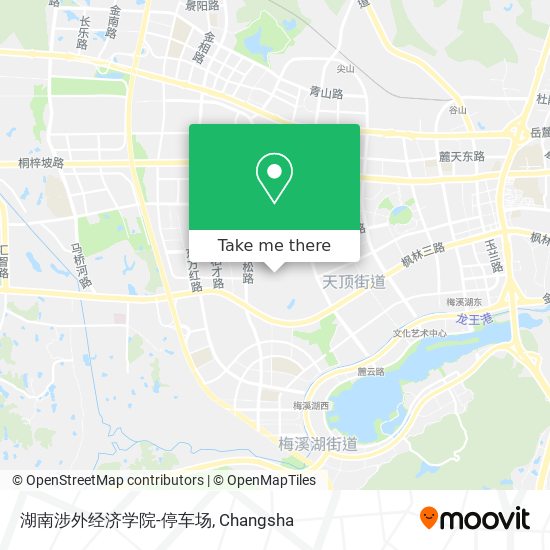 湖南涉外经济学院-停车场 map