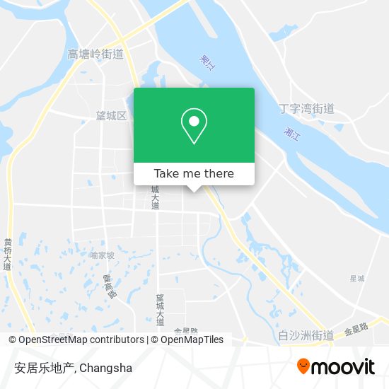 安居乐地产 map