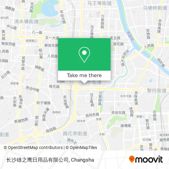 长沙雄之鹰日用品有限公司 map