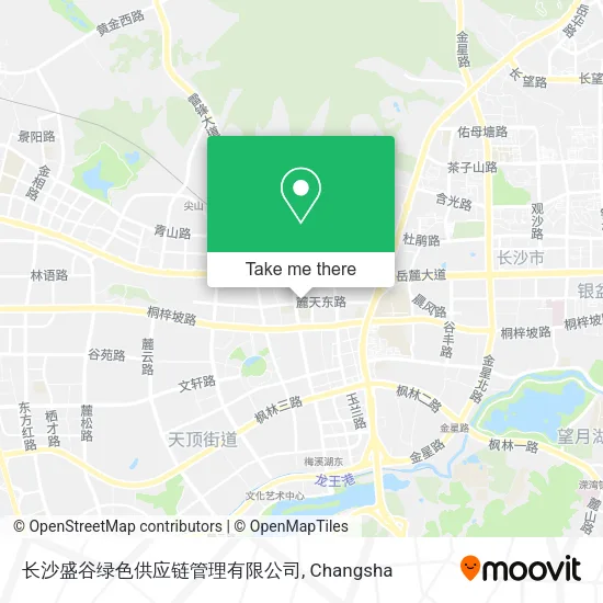 长沙盛谷绿色供应链管理有限公司 map