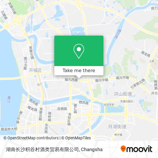湖南长沙积谷村酒类贸易有限公司 map