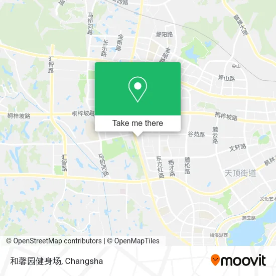 和馨园健身场 map
