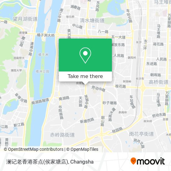 澜记老香港茶点(侯家塘店) map