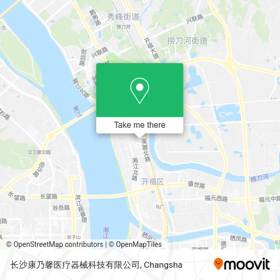 长沙康乃馨医疗器械科技有限公司 map