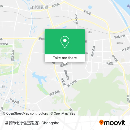 常德米粉(银星路店) map