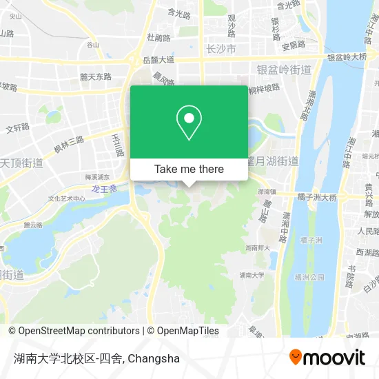 湖南大学北校区-四舍 map
