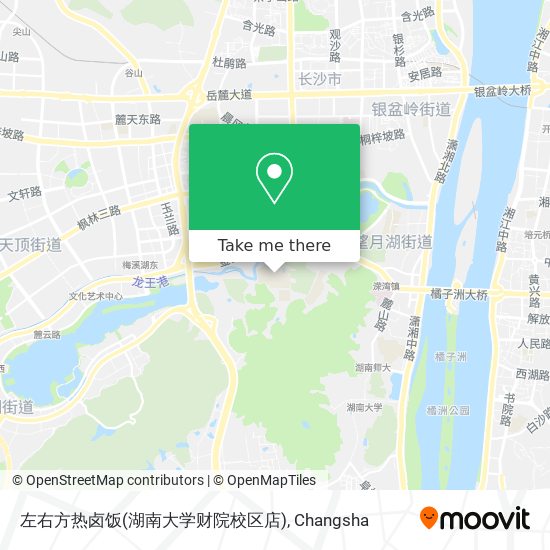 左右方热卤饭(湖南大学财院校区店) map