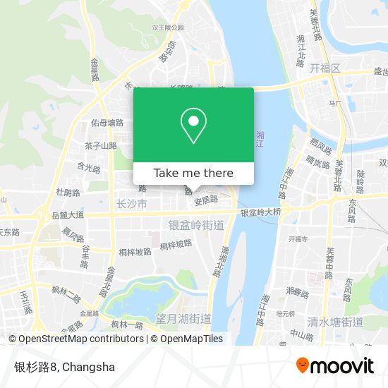 银杉路8 map