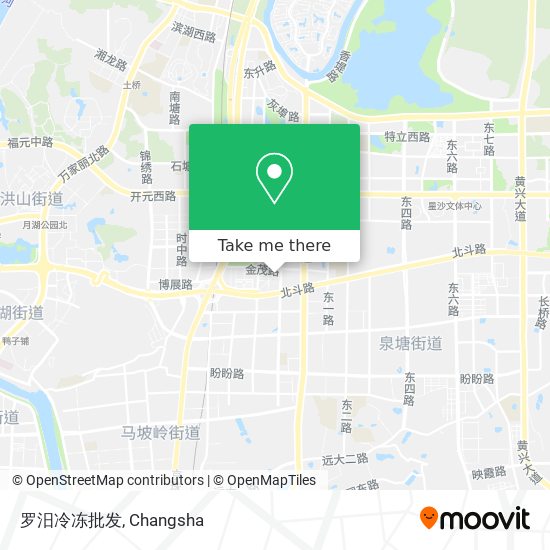 罗汨冷冻批发 map
