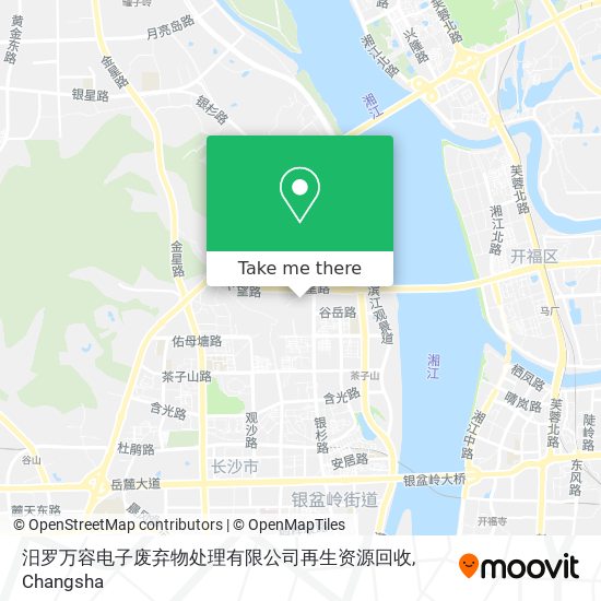 汨罗万容电子废弃物处理有限公司再生资源回收 map