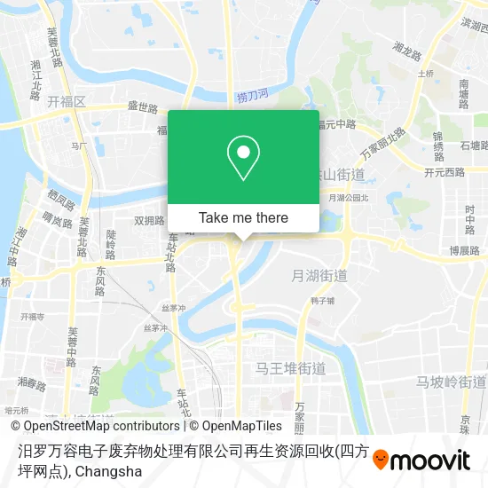 汨罗万容电子废弃物处理有限公司再生资源回收(四方坪网点) map