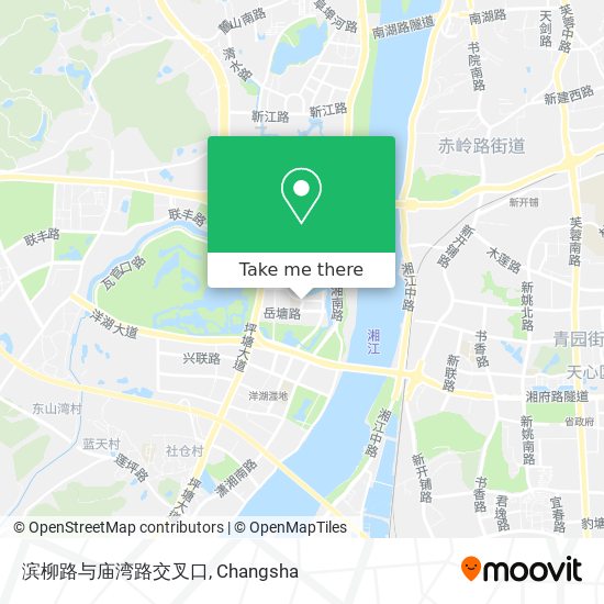 滨柳路与庙湾路交叉口 map