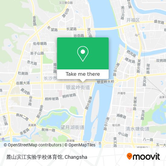 麓山滨江实验学校体育馆 map