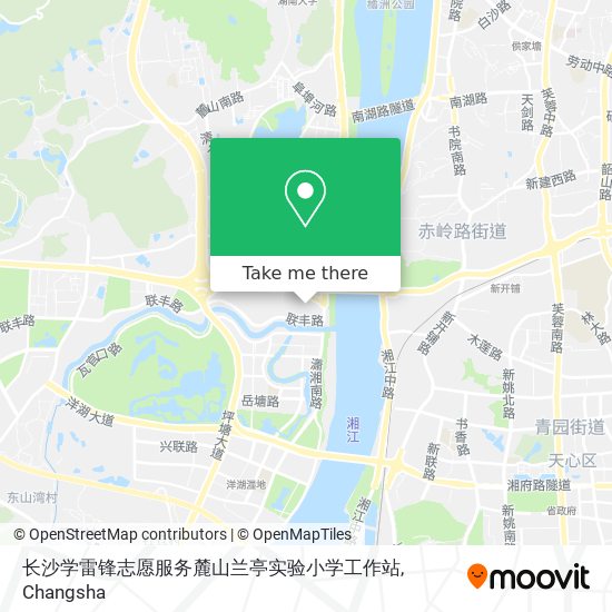 长沙学雷锋志愿服务麓山兰亭实验小学工作站 map